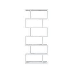 DANERYS Estantería alta  BLANCO BRILLO