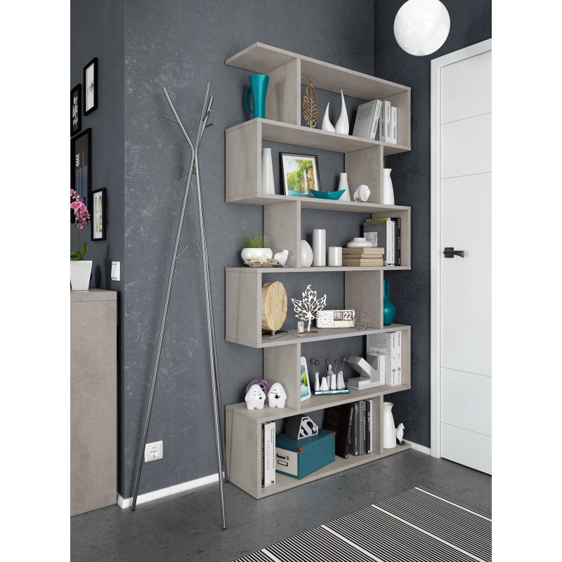 DANERYS Estantería alta CEMENTO