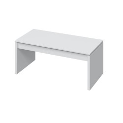 ATTUALE Mesa centro elevable BLANCO BRILLO