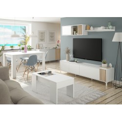 FLOW Mesa centro elevable BLANCO ARTIK