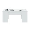 FLOW Mesa centro elevable BLANCO ARTIK