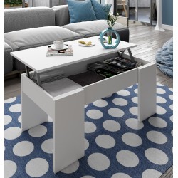 FLOW Mesa centro elevable BLANCO ARTIK