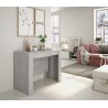FUNZIONALE CONSOLA comedor 90x50-237 EXTENSIBLE  CEMENTO