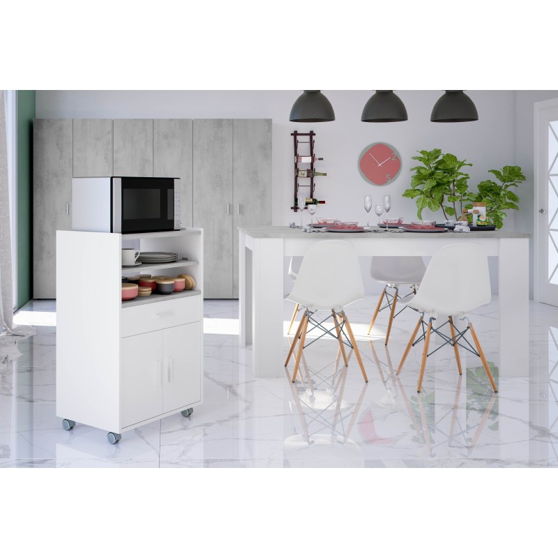 CHEFF Mueble microondas 1 CAJON  + 2 PUERTAS